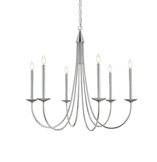 Elegant Furniture & Lighting - Cohen 36 inch chandelier in Chrome - LD810D36C veiw 1
