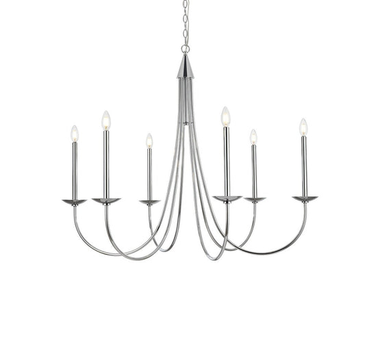 Elegant Furniture & Lighting - Cohen 42 inch chandelier in Chrome - LD810D42C veiw 1