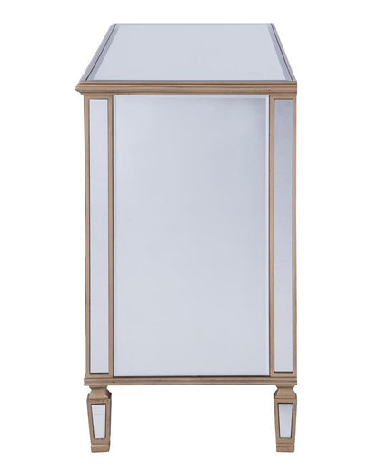 Elegant Furniture & Lighting - Contempo 6 Drawers Cabinet 60 in. x 20 in. x 34 in. in Gold paint - MF6-1136G veiw 6