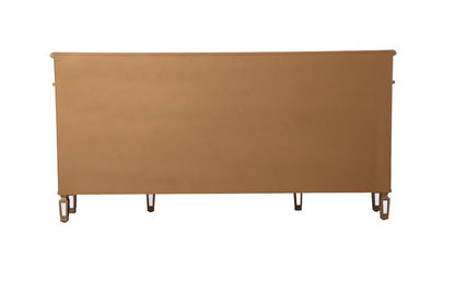 Elegant Furniture & Lighting - Contempo 72 inch mirrored credenza in gold - MF6-2111GC veiw 3