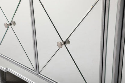 Elegant Furniture & Lighting - Contempo 72 inch mirrored credenza in silver - MF6-2111SC veiw 9