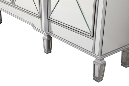 Elegant Furniture & Lighting - Contempo 72 inch mirrored credenza in silver - MF6-2111SC veiw 10