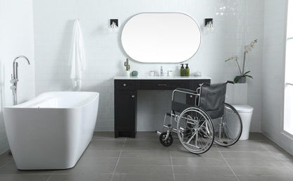 Elegant Furniture & Lighting - Cooper 54 Inch Bathroom Vanity In Black - VF14954MBK veiw 5