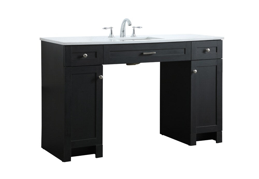 Elegant Furniture & Lighting - Cooper 54 Inch Bathroom Vanity In Black - VF14954MBK veiw 8