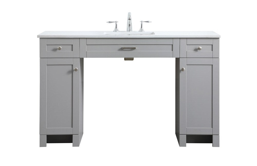 Elegant Furniture & Lighting - Cooper 54 Inch Bathroom Vanity In Grey - VF14954GR veiw 1