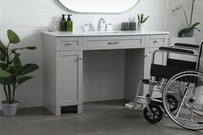 Elegant Furniture & Lighting - Cooper 54 Inch Bathroom Vanity In Grey - VF14954GR veiw 3