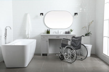 Elegant Furniture & Lighting - Cooper 54 Inch Bathroom Vanity In Grey - VF14954GR veiw 5