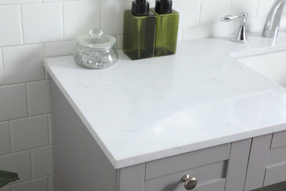 Elegant Furniture & Lighting - Cooper 54 Inch Bathroom Vanity In Grey - VF14954GR veiw 6