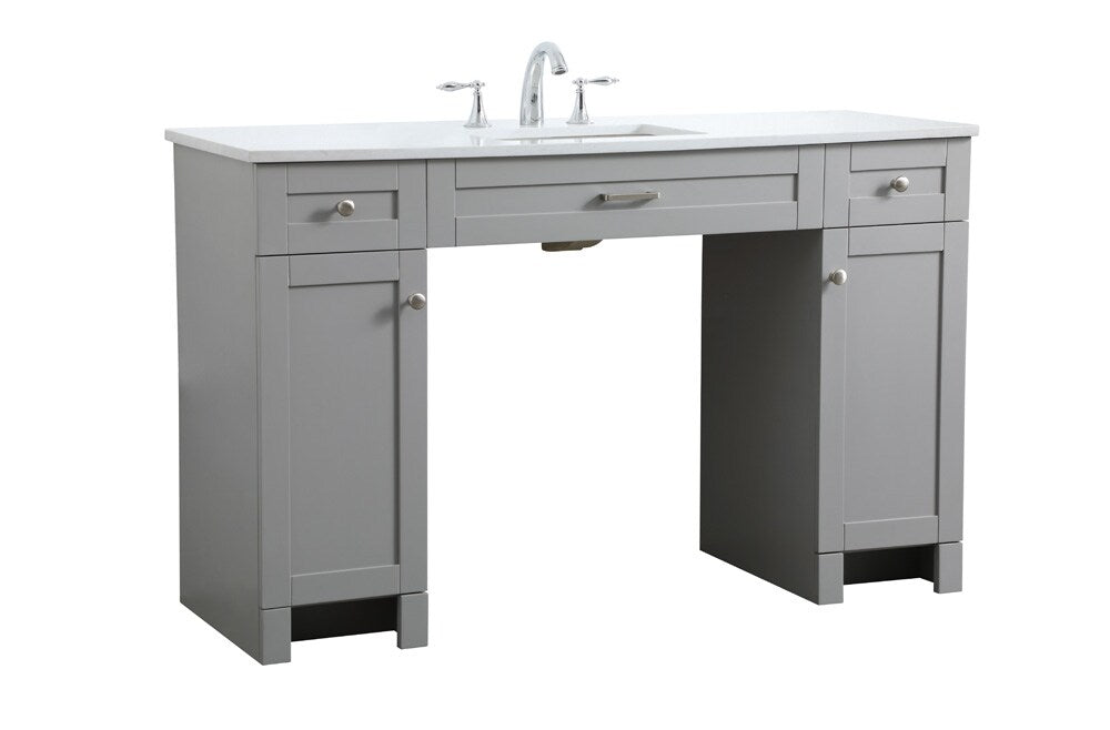 Elegant Furniture & Lighting - Cooper 54 Inch Bathroom Vanity In Grey - VF14954GR veiw 8