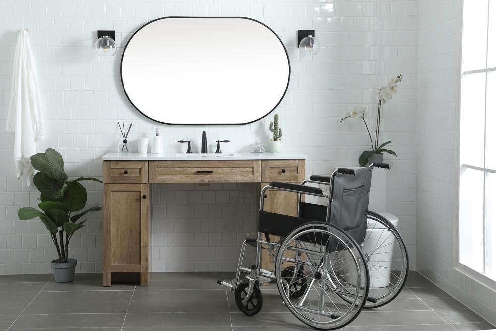Elegant Furniture & Lighting - Cooper 54 Inch Bathroom Vanity In Natural Oak - VF14954NT veiw 5