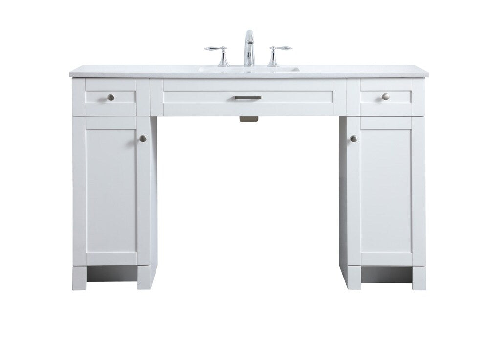 Elegant Furniture & Lighting - Cooper 54 Inch Bathroom Vanity In White - VF14954WH veiw 1