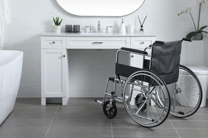Elegant Furniture & Lighting - Cooper 54 Inch Bathroom Vanity In White - VF14954WH veiw 2