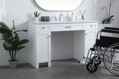 Elegant Furniture & Lighting - Cooper 54 Inch Bathroom Vanity In White - VF14954WH veiw 3
