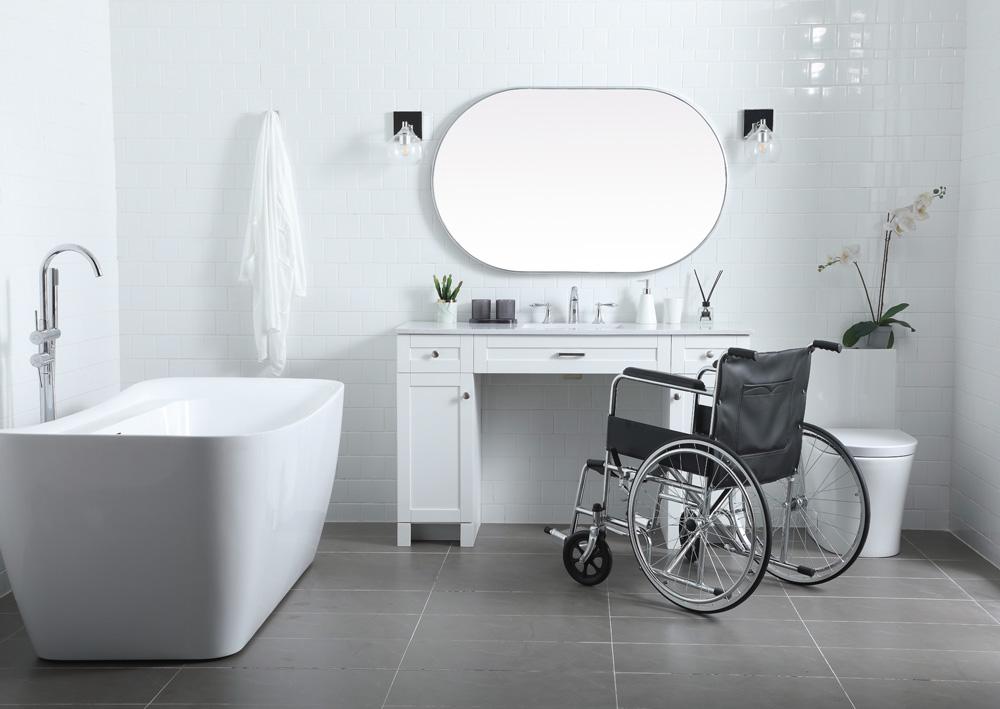 Elegant Furniture & Lighting - Cooper 54 Inch Bathroom Vanity In White - VF14954WH veiw 5