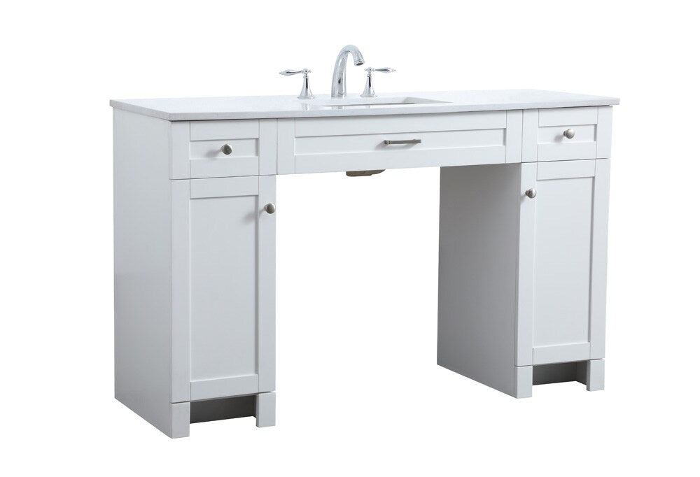 Elegant Furniture & Lighting - Cooper 54 Inch Bathroom Vanity In White - VF14954WH veiw 8