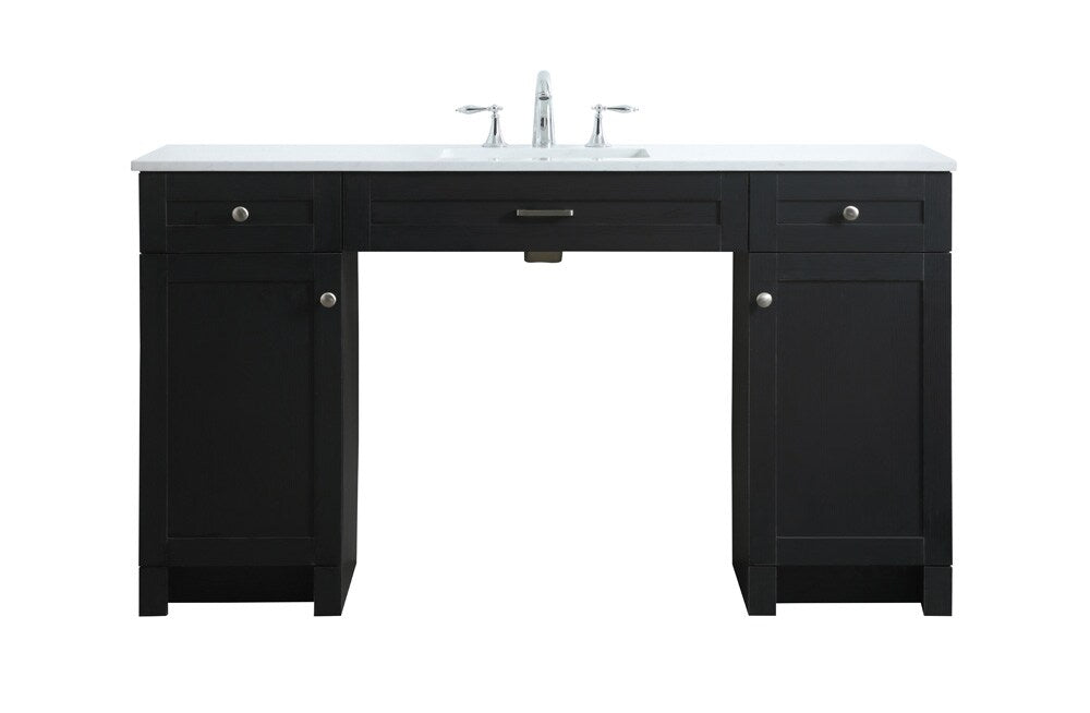 Elegant Furniture & Lighting - Cooper 60 Inch Bathroom Vanity In Black - VF14960MBK veiw 1