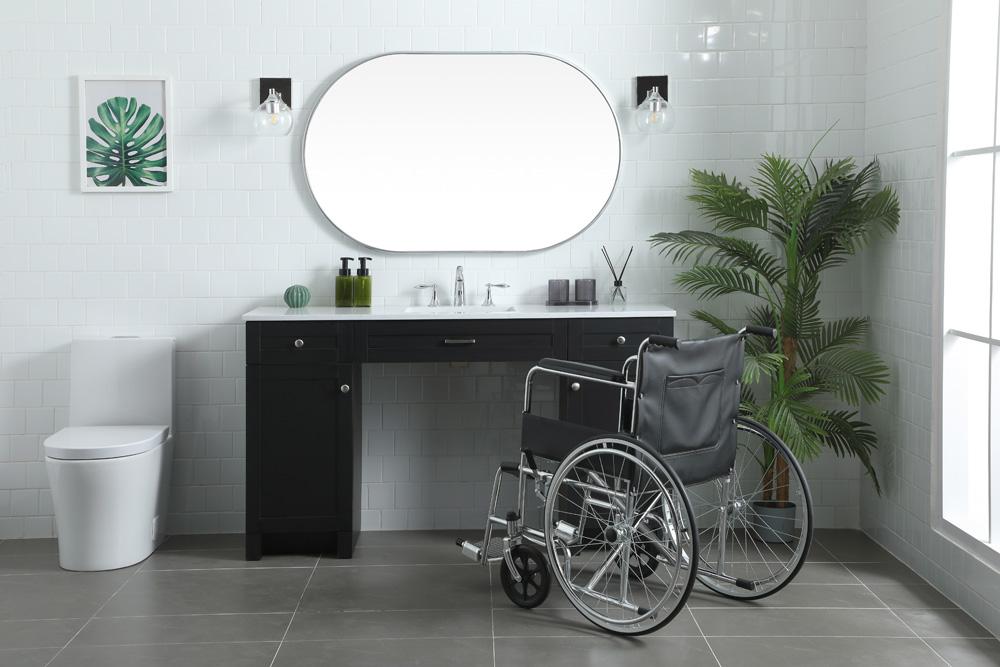 Elegant Furniture & Lighting - Cooper 60 Inch Bathroom Vanity In Black - VF14960MBK veiw 5
