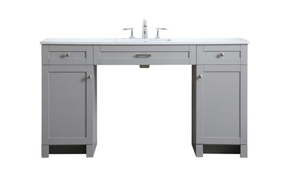 Elegant Furniture & Lighting - Cooper 60 Inch Bathroom Vanity In Grey - VF14960GR veiw 1