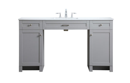 Elegant Furniture & Lighting - Cooper 60 Inch Bathroom Vanity In Grey - VF14960GR veiw 1