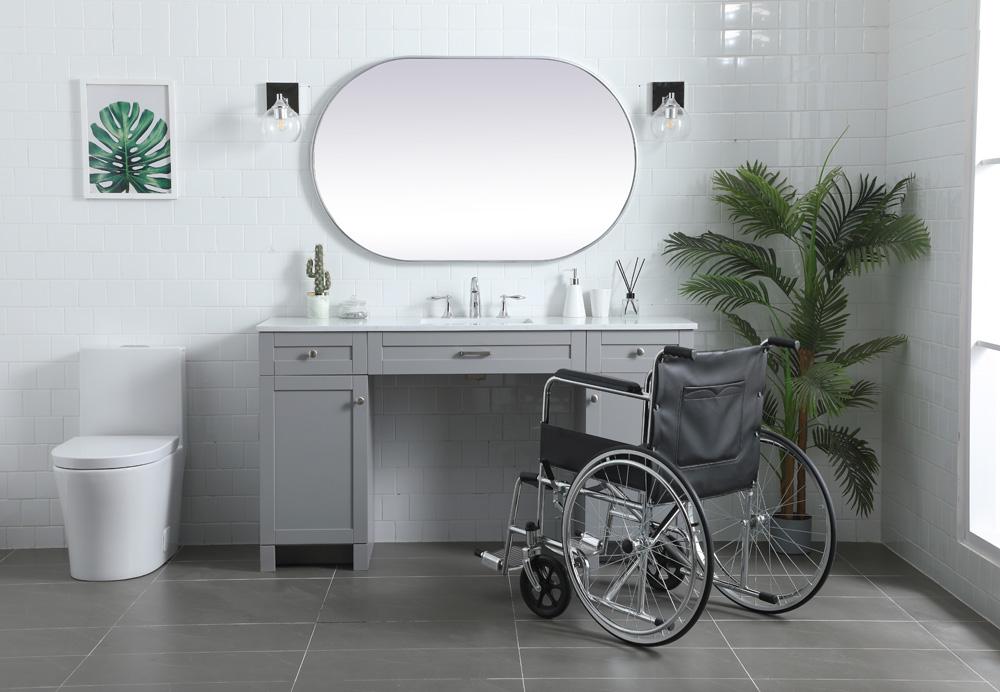 Elegant Furniture & Lighting - Cooper 60 Inch Bathroom Vanity In Grey - VF14960GR veiw 5