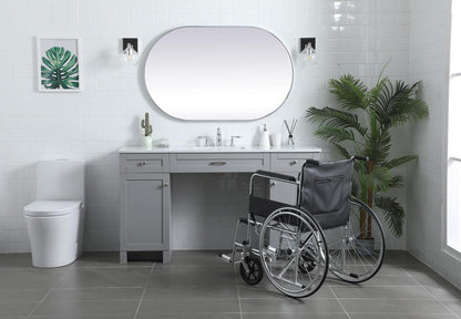 Elegant Furniture & Lighting - Cooper 60 Inch Bathroom Vanity In Grey - VF14960GR veiw 5