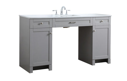 Elegant Furniture & Lighting - Cooper 60 Inch Bathroom Vanity In Grey - VF14960GR veiw 8