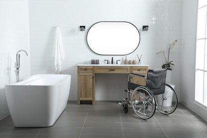 Elegant Furniture & Lighting - Cooper 60 Inch Bathroom Vanity In Natural Oak - VF14960NT veiw 5