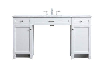 Elegant Furniture & Lighting - Cooper 60 Inch Bathroom Vanity In White - VF14960WH veiw 1