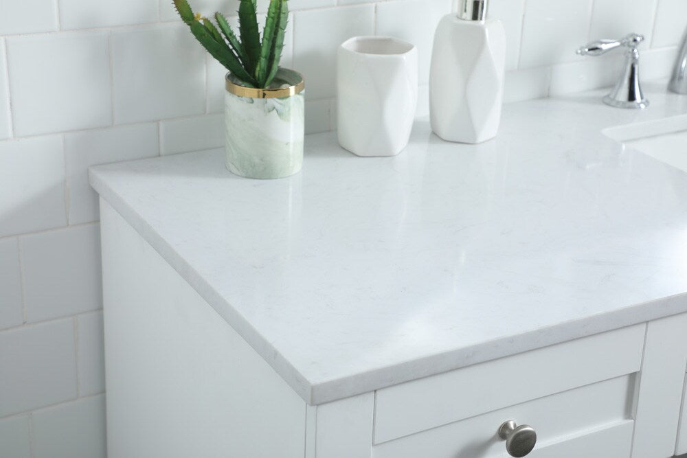 Elegant Furniture & Lighting - Cooper 60 Inch Bathroom Vanity In White - VF14960WH veiw 6