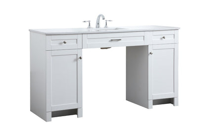 Elegant Furniture & Lighting - Cooper 60 Inch Bathroom Vanity In White - VF14960WH veiw 8