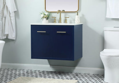 Elegant Furniture & Lighting - Cyrus 30 inch Single bathroom vanity in blue - VF48030MBL veiw 6