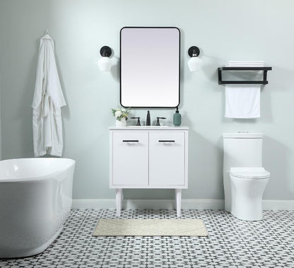 Elegant Furniture & Lighting - Cyrus 30 inch Single bathroom vanity in white - VF48030MWH veiw 5