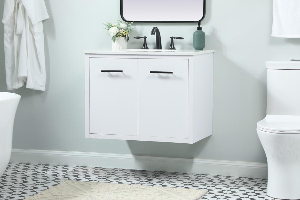Elegant Furniture & Lighting - Cyrus 30 inch Single bathroom vanity in white - VF48030MWH veiw 6