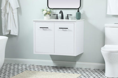 Elegant Furniture & Lighting - Cyrus 30 inch Single bathroom vanity in white - VF48030MWH veiw 6