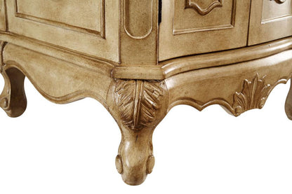 Elegant Furniture & Lighting - Danville 24 inch Single Bathroom vanity in Antique Beige with ivory white engineered marble - VF-1001-VW veiw 5