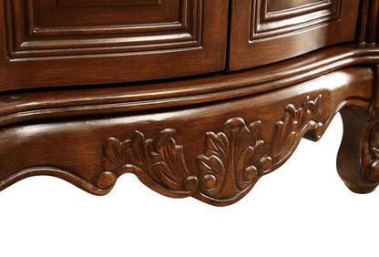 Elegant Furniture & Lighting - Danville 27 inch Single Bathroom vanity in Brown with ivory white engineered marble - VF-1007-VW veiw 8