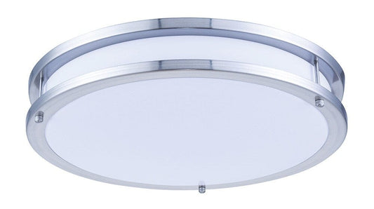Elegant Furniture & Lighting - Daxter LED Surface Mount L:16 W:16 H:3 25W 1750LM 3000K frosted white and Nickel Finish Acrylic Lens - LDCF3201 veiw 1