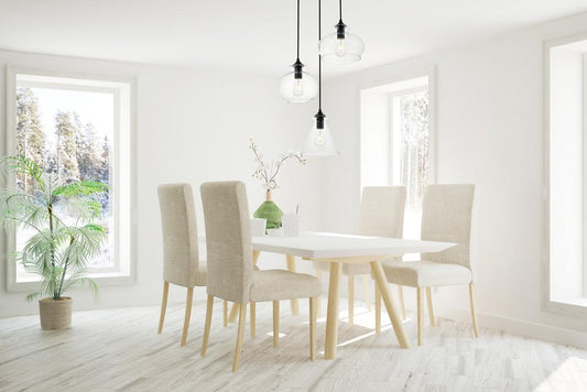 Elegant Furniture & Lighting - Destry 3 Lights Black Pendant With Clear Glass - LD2247BK veiw 2