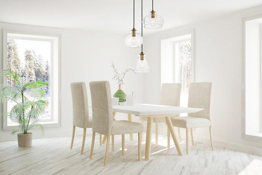 Elegant Furniture & Lighting - Destry 3 Lights Brass Pendant With Clear Glass - LD2247BR veiw 2
