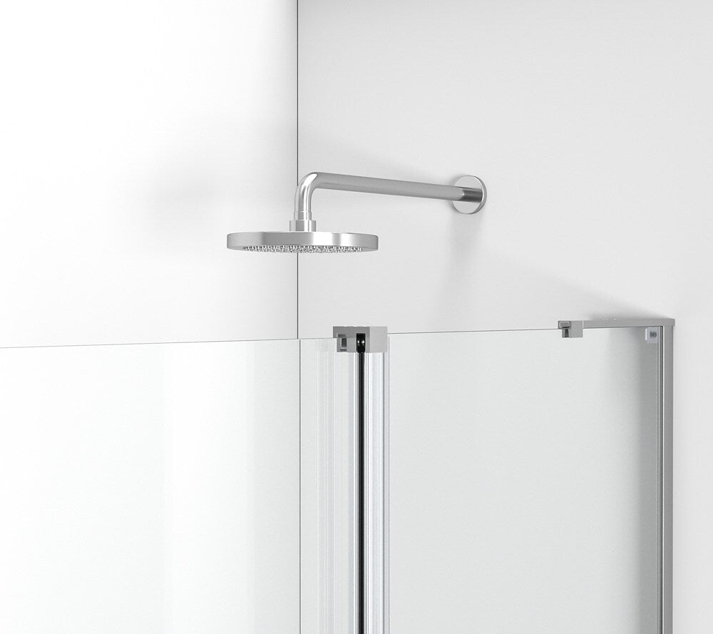 Elegant Furniture & Lighting - Devon Frameless tub door 60 x 60 Polished Chrome - TD444-6060PCH veiw 6