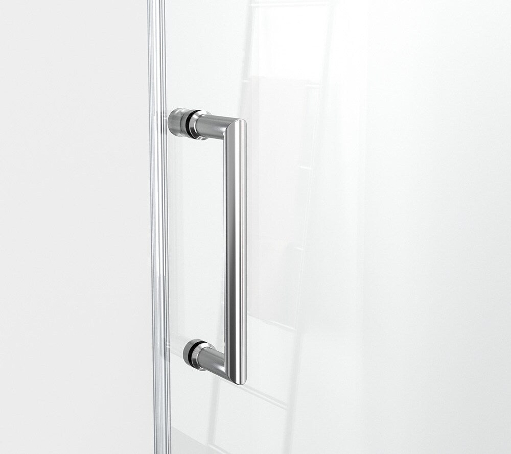 Elegant Furniture & Lighting - Devon Frameless tub door 60 x 60 Polished Chrome - TD444-6060PCH veiw 8