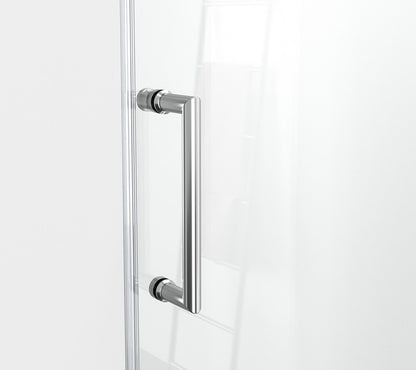 Elegant Furniture & Lighting - Devon Frameless tub door 60 x 60 Polished Chrome - TD444-6060PCH veiw 8