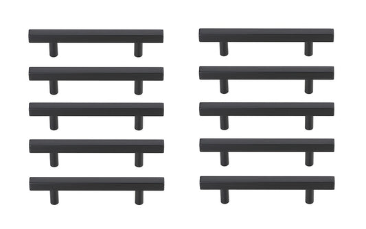Elegant Furniture & Lighting - Dior 4in Center to Center Matte Black Bar Pull Multipack (set of 10) - PL402-4-MB-10PK veiw 1
