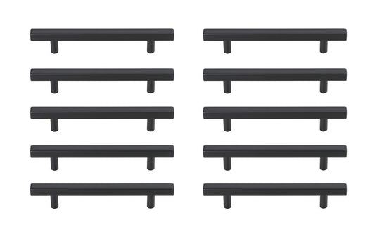 Elegant Furniture & Lighting - Dior 5in Center to Center Matte Black Bar Pull Multipack (set of 10) - PL402-5-MB-10PK veiw 1