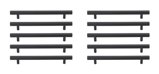 Elegant Furniture & Lighting - Dior 7-9/16in Center to Center Matte Black Bar Pull Multipack (set of 10) - PL402-7-MB-10PK veiw 1