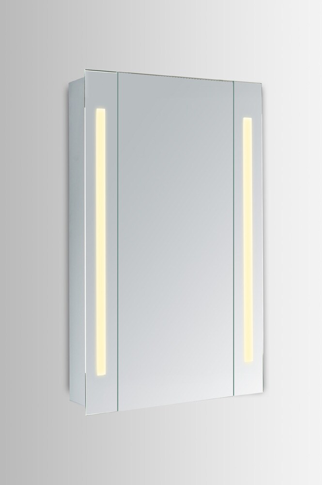 Elegant Furniture & Lighting - Elixir Mirror Cabinet W23.5 H39.5 3000K - MRE8002 veiw 1