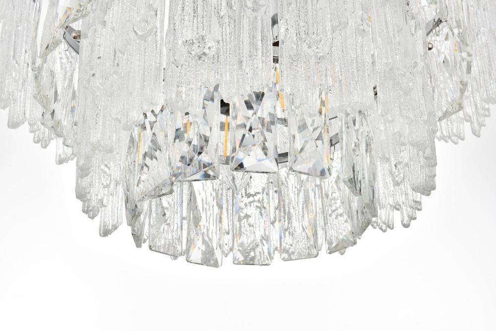 Elegant Furniture & Lighting - Emilia 15 inch Flush Mount Light in Chrome - 1780F15C veiw 4
