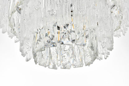 Elegant Furniture & Lighting - Emilia 15 inch Flush Mount Light in Chrome - 1780F15C veiw 4
