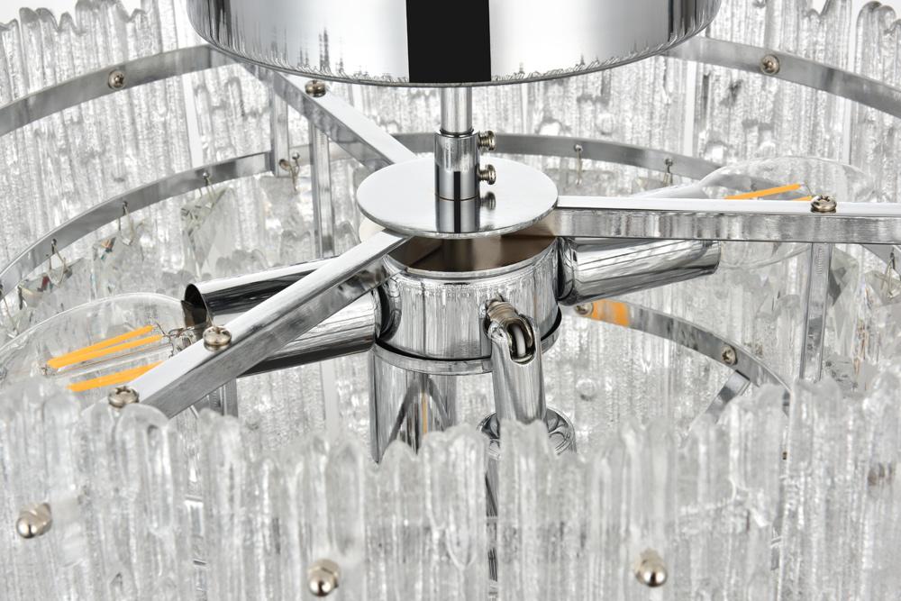 Elegant Furniture & Lighting - Emilia 15 inch Flush Mount Light in Chrome - 1780F15C veiw 5