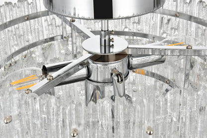 Elegant Furniture & Lighting - Emilia 15 inch Flush Mount Light in Chrome - 1780F15C veiw 5
